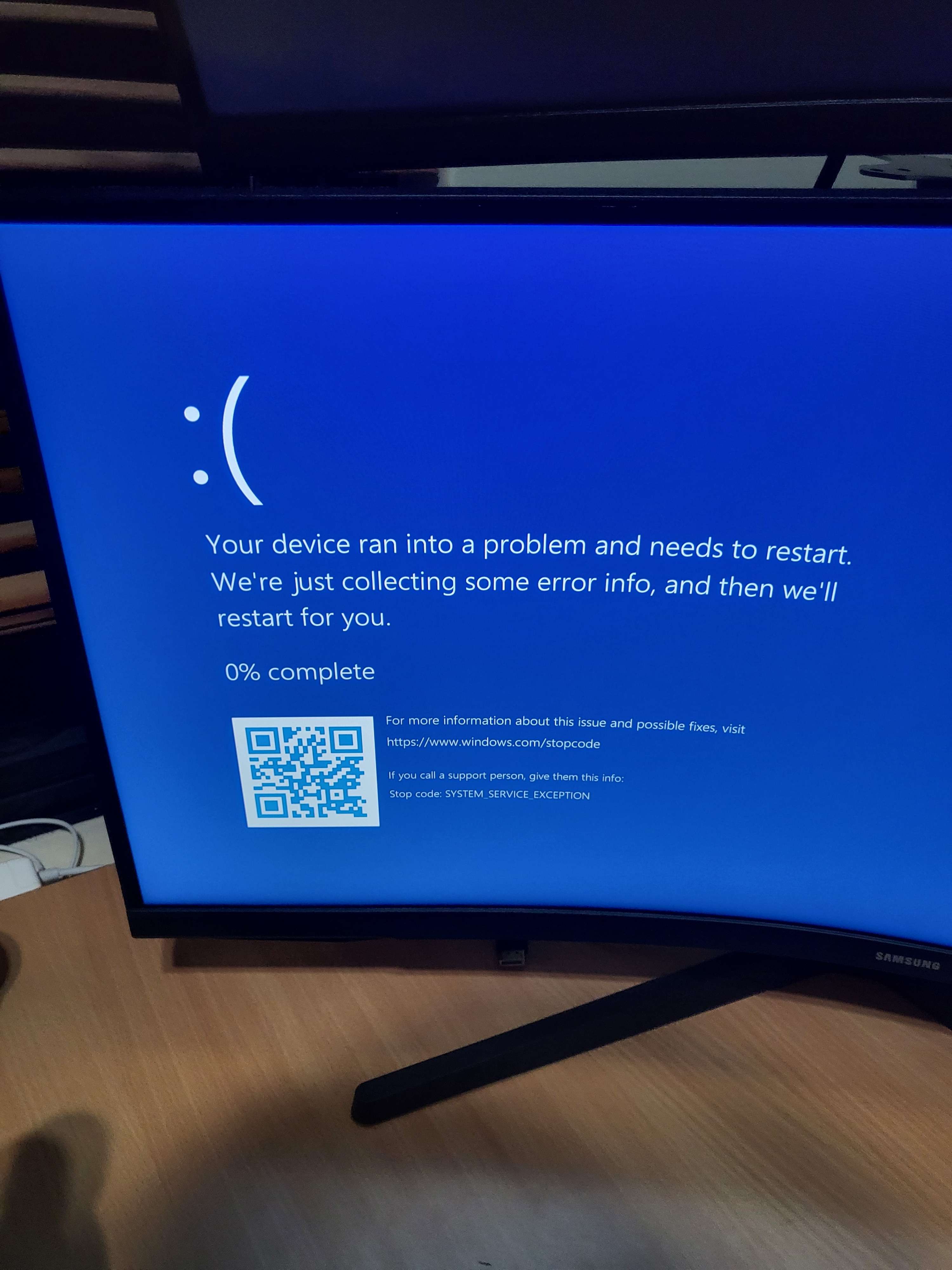 Sad computer